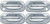 A-PADS 4 Chrome Door Handle Covers for Cadillac ESCALADE 2002-2006  and  GMC SIERRA 1999-2006   YUKON 2000-2006 - WITH Passenger Keyhole