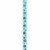 Offray Glitz Dot Craft Ribbon, 5/8-Inch x 9-Feet, Ocean Blue
