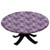 Elastic Edged Polyester Fitted Table Cover Abstract Nature Image Lines and Swirls Floral Arrangement Valentines Day Decorative Fits up to 36 inch Diameter Tables The Ultimate Protection for Your Table Vio