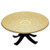 Elastic Edged Polyester Fitted Table Cover Round Antique Motif Curvy Stylized Ornate Heart Shape Arabesque Influences Decorative Fits up to 36 inch Diameter Tables The Ultimate Protection for Your Table L