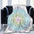 Mandala Round with Sacred Geometry Element Metatron Cube Archaic Alchemy Theme 50 inchx40 inch Flannel Fleece Blanket  Hoodie Wearable Super Soft Throw Blanket  Microfiber Fleece Throw for Sofa Couch