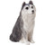 Sandicast Sculpture  Small Size  Grey  and  White