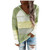 AODONG Womens Sweaters Plus Size Womens Color Block Long Sleeve Ribbed Knit Oversized Pullover Sweaters