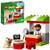 LEGO 10927 DUPLO Town Pizza Stand Playset with Pizza and Dog Figure  Large Bricks Toy for Toddlers 2 plus Year Old