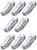 Hanes Ultimate Boys  8-Pack Low-Cut Socks  white  Large