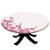 Elastic Edged Polyester Fitted Table Cover Japanese Cherry Blossoms Sakura with Branches Spring Time Flower Garden Artsy Illustration Fits up 40 inch-44 inch Diameter Tables The Ultimate Protection for Your T