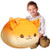 ELAINREN Soft Hugging Cat Plush Kitty Stuffed Animals Toy Pillow  Cute Tabby Kitten Plushie Pet Body Cushion 15.7inch Yellow