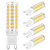 G9 6W Dimmable LED Bulbs  50W 60W G9 Bi Pin Base Halogen Bulbs Equivalent  Warm White 3000k Energy-Saving Light Bulbs, AC 120V, 360°Beam Angle, Pack of 5