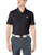 adidas Golf Ultimate Solid Polo - Left Chest  Black Grey Four  X-Large