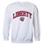 Liberty Flames NCAA Campus Crewneck Sweatshirt - Medium  White