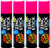 Sun Zapper Zinc Stick SPF 50 plus Sunscreen  4 Pack  0.42 oz stick - Pink