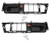 Black Interior Front Door Handle Set Pair for Chevy Pickup Truck Suburban