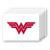 Wonder Woman Stripes emblem DC Comics SMALL Vinyl Decal