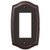 Single GFCI Rocker Switch Plate Outlet Cover Rocker Toggle Light Wall Plate - Oil Rubbed Bronze