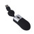 Orcbee_Portable Mini Retractable USB Optical Scroll Wheel Wired Mouse for Laptop Notebook PC Black