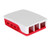 Raspberry Pi 4B Case Classical Red and White Raspberry Pi 4 Case with Suction Pad for Raspberry Pi Model