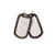 Rothco Dog Tag Silencers Black