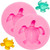 2 Pieces Sea Turtle Silicone Mold Turtle Candy Fondant Mold Tortoise Chocolate Making Mold for DIY Baking Cake Desserts Decoration Tools