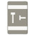 Smead Alpha-Z Color-Coded Second Letter Labels Letter T Gray 100 Pack