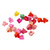 WENWING Cute Flower Bunny Fruit Shaped Mini Side Hair Claws Grab Plastic Sweet Candy Color Cute Hairpin Clips Barrettes With Teeth for Women Girls Headwear Styling Tools Hair Accessories