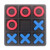 2021 Creative Children Board Games Interesting Indoor Playing Tic-tac-Toe Noughts Educational Board Game Toys Convenient Mini Noughts and Crosses Games Perfect Party Games Tools  A