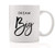 Dream Big Mug Grad Gift Idea for Her Adventure Awaits Graduation College High School University Graduate 11oz Ceramic Tea or Coffee Cup by Digibuddha DM0055