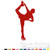 Figure Skating Dance on Ice Vinyl Decal Sticker  FS-04
