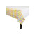 Disposable Rectangular Paper Table Cover in Colorful Pastel Gingham Print Fits 8  Tables 54 x 102 inch Multicolor