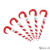 CANDY CANE SNOWMAN PENS (1 DOZEN) - BULK