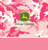 Creative Converting Border Print Plastic Table Cover 54 by 108 inch John Deere Pink
