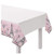 Paris Theme Pink Design Plastic Table Cover-1pc