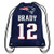 New England Patriots Brady T.  12 Player Drawstring Backpack