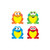 TREND ENTERPRISES INC. Frogs Classic Accents Variety Pack 36 Count - Assorted Colors