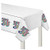 Amscan 572316 Happy 30th Birthday White Plastic Party Table Cover 54 inch x 102 inch 1 piece