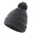 Home Prefer Toddler Beanie Cap Warm Acrylic Knit Skull Cap Kids Boys Girls Winter Hats Dark Grey