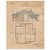 Vintage Frank Lloyd Wright House Patent Poster Prints Set of 1  11x14  Unframed Photo Wall Art Decor Gifts Under 15 for Home Office Garage Man Cave College Student Teacher Architect Fan