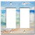 Art Plates Brand Double Gang Rocker OVERSIZE Switch OVER SIZE Wall Plate - Beach Painting