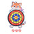 Pomobie Dart Board Games for Kids Dinosaur Toys Themed Board Games with 5 Sticky Balls for Indoor Outdoor Safe Dart Toy with Hook Toys Gift for Boys Girls Toys for 2-8 Years Old  Fox