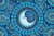 Blue Moon Celestial Tapestry Wall Hanging by Dan Morris FREE Dan Morris Sticker Included