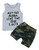 Toddler Baby Boy Clothes Aint No Mama Like The One I Got Vest and Camouflage Short Outfits Set  D-Grey 2-3 T