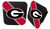 Georgia Bulldogs Rubber Trailer Hitch Cover