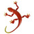 CALIDAKA Metal Gecko Wall Decor Cute Gecko Wall Sculpture Iron Art Wall Hanging Gecko Outdoor Indoor Patio Lawn Fence Backyard Home Decor Bedroom Living Room Office Garden Decoration