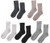 Mens Super Thick Wool Socks5 Pairs Soft Warm Comfort Casual Crew Winter Socks Gifts for Men Size 6-11