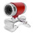 T best HD Webcam Camera Clip-on 360 Degree USB 12 Megapixel HD Webcam Web Camera with Microphone for PC  Red plusSliver