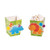 Little Dinosaur Popcorn Boxes. (24 pcs) Size: 4" x 3" x 3"