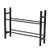 RC Tire Storage Rack Kit 2 Tier RC Alloy Aluminum Tire Storage Rack 1.9 Inch Wheel Tire Storage Rack for SCX10 90046 D90 1 10 Model Crawler Car Schwarz