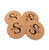 Personalized Coasters For Drinks Set of 4 - Cork Coasters Round- Custom Coasters - Monogram Coasters
