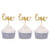 Giuffi Set of 24 Golden LOVE Cupcake Toppers Wedding Party Decors - by