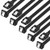 Ablewe SATA Cable III 5 Pack 6Gbps 90 Degree Right Angle HDD SDD Data Cable with Locking Latch 18 Inch for SATA HDD, SSD, CD Driver, CD Writer (90 Degree)