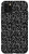 iPhone 11 Pro Max Dalmatian Pattern Brush Stroke White Small Spots Black BG Case